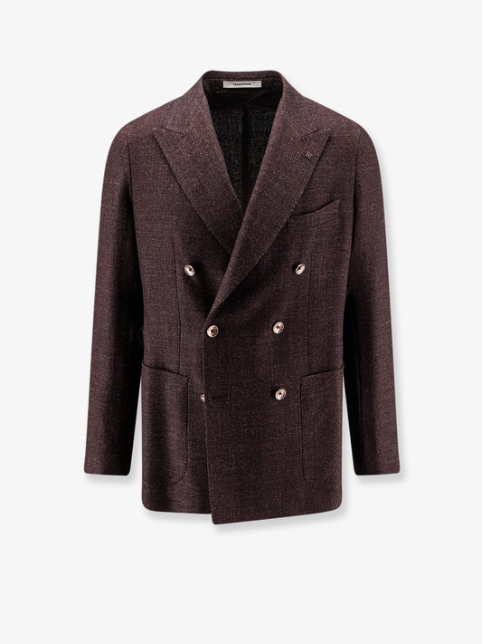 Virgin wool and silk blazer