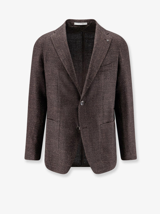 Virgin wool and silk blazer