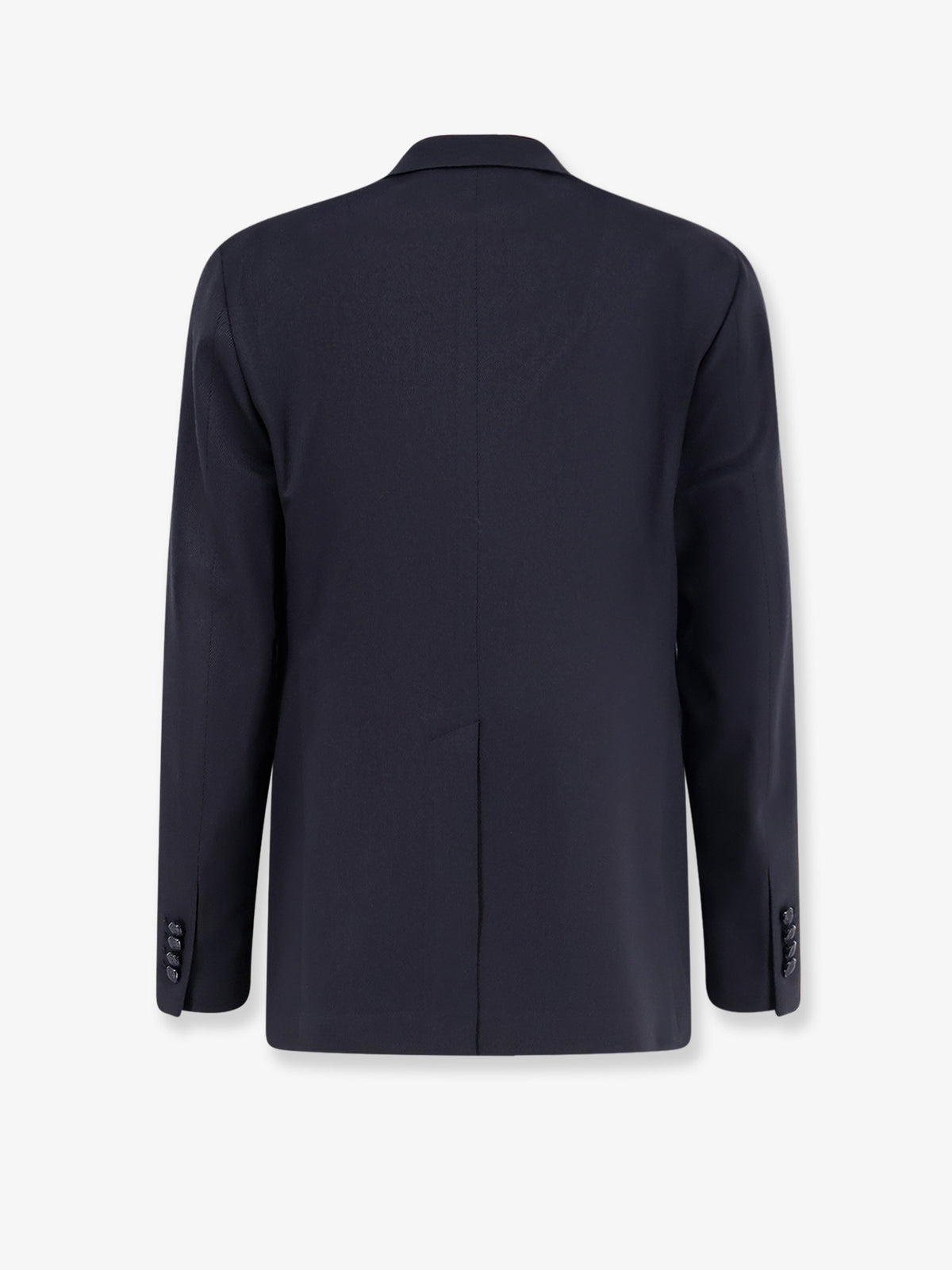 Single-breasted stretch virgin wool blazer