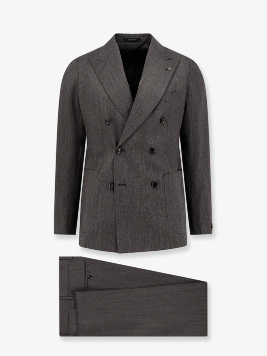Double-breasted virgin wool blazer