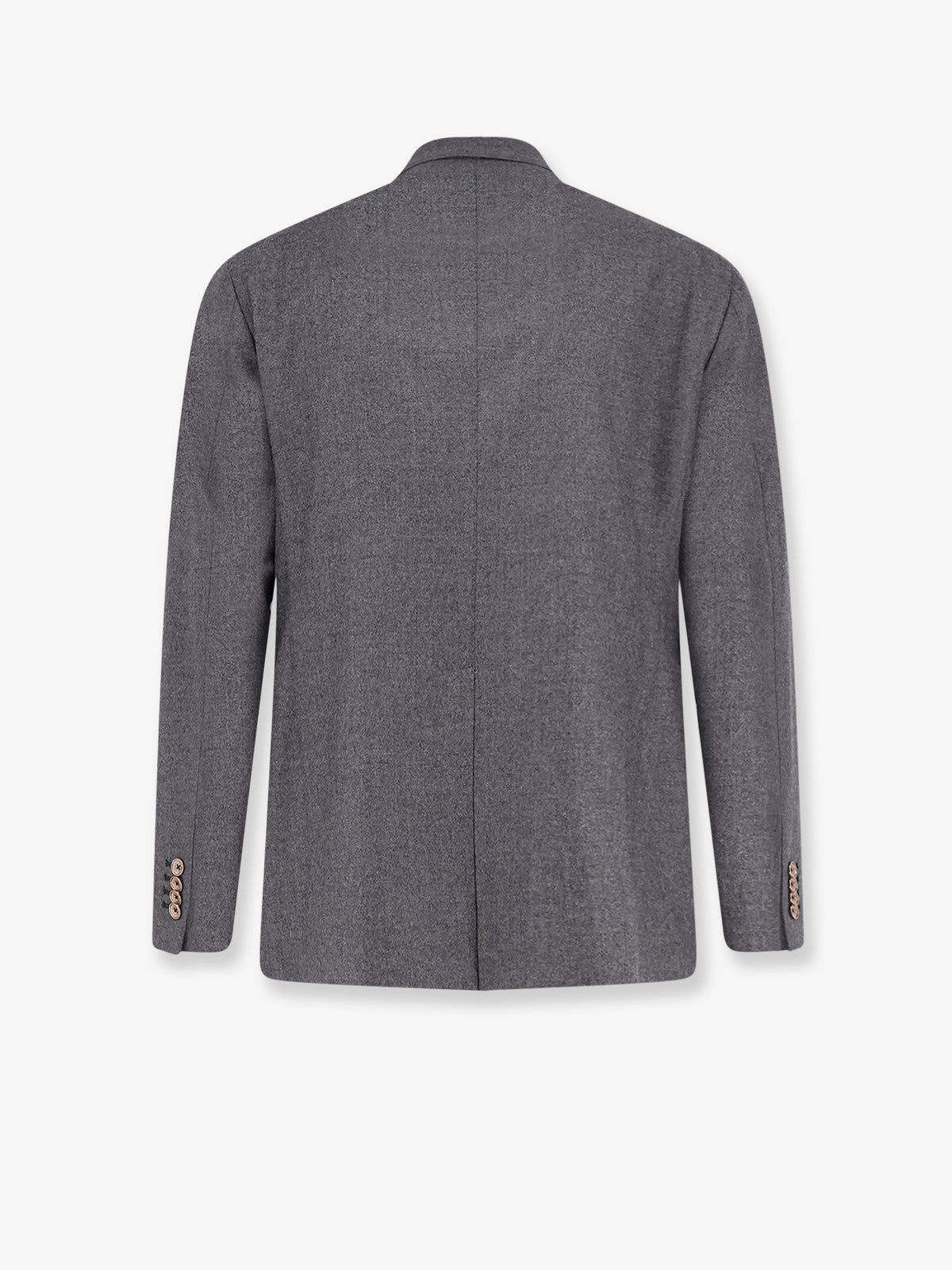Double-breasted stretch virgin wool suit