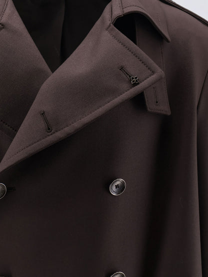 Water Repellent virgin wool trench coat thumbnail