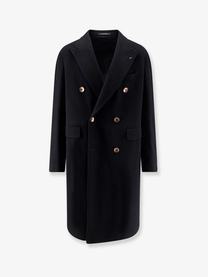 Unlined virgin wool and cashmere coat thumbnail