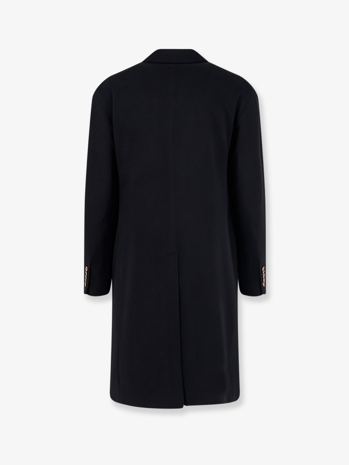 Unlined virgin wool and cashmere coat