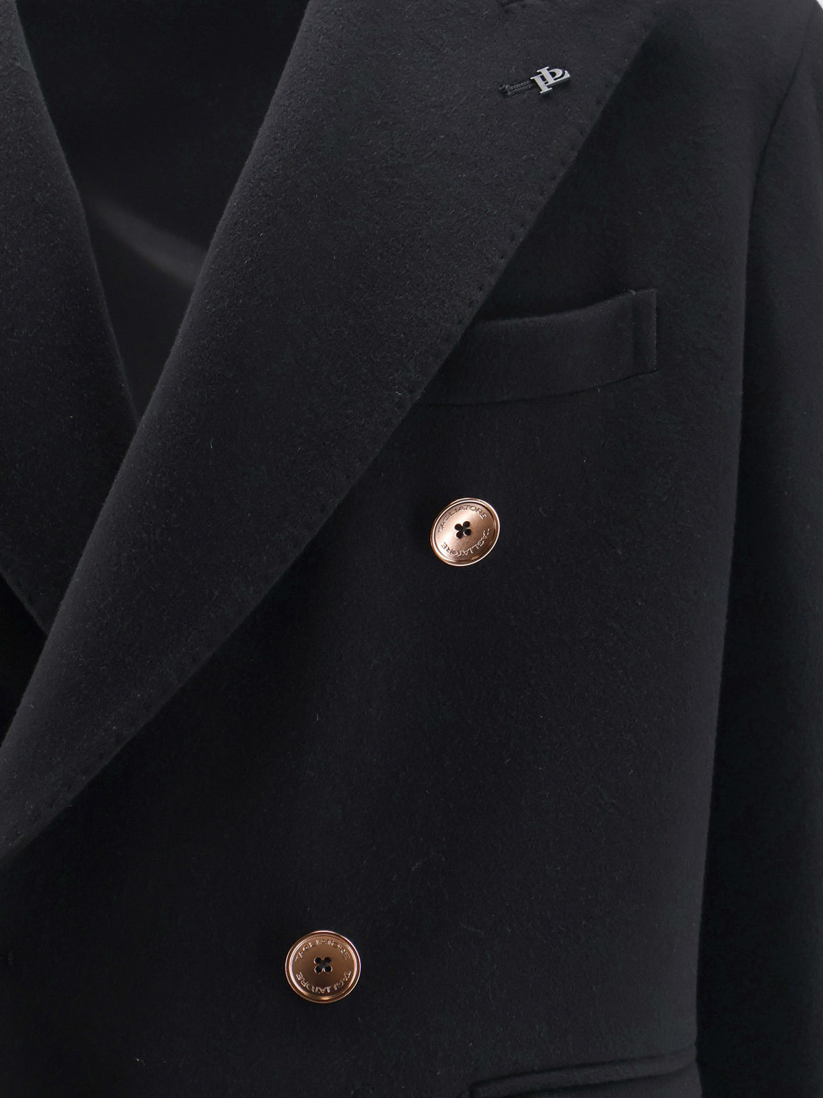 Unlined virgin wool and cashmere coat