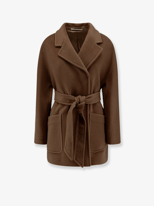 Cappotto Denise in lana vergine con cintura