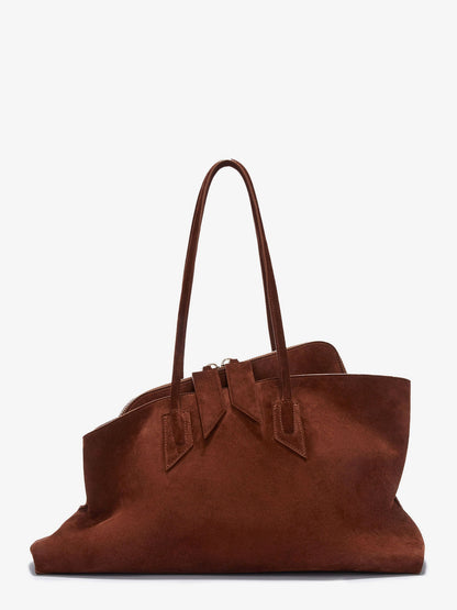 Borsa a spalla La Passeggiata in suede thumbnail