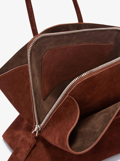 Borsa a spalla La Passeggiata in suede thumbnail