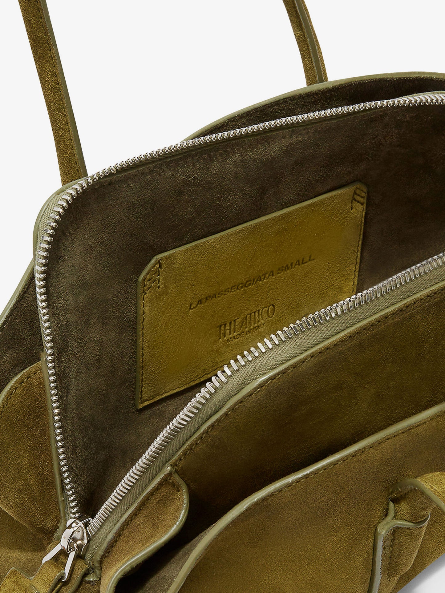 Borsa a spalla La Passeggiata Small in suede