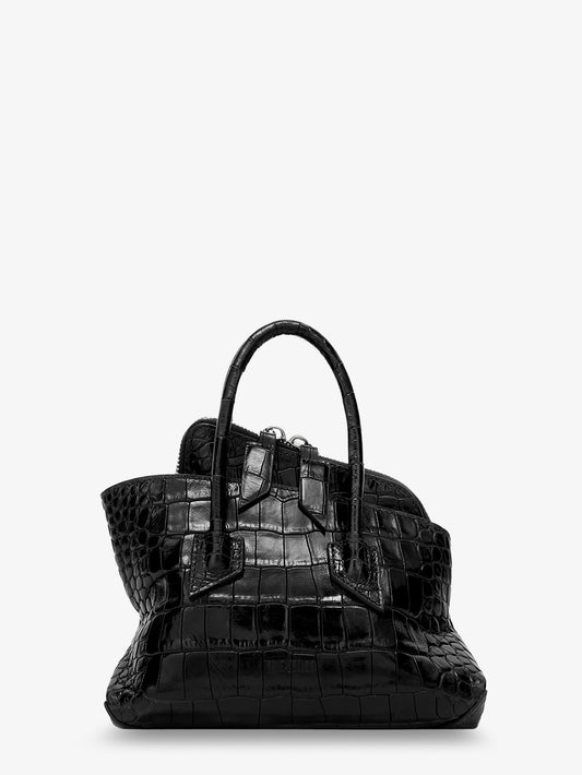 Borsa a mano La Passeggiata Mini in pelle effetto cocco