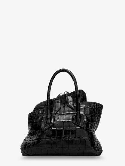 Borsa a mano La Passeggiata Mini in pelle effetto cocco thumbnail