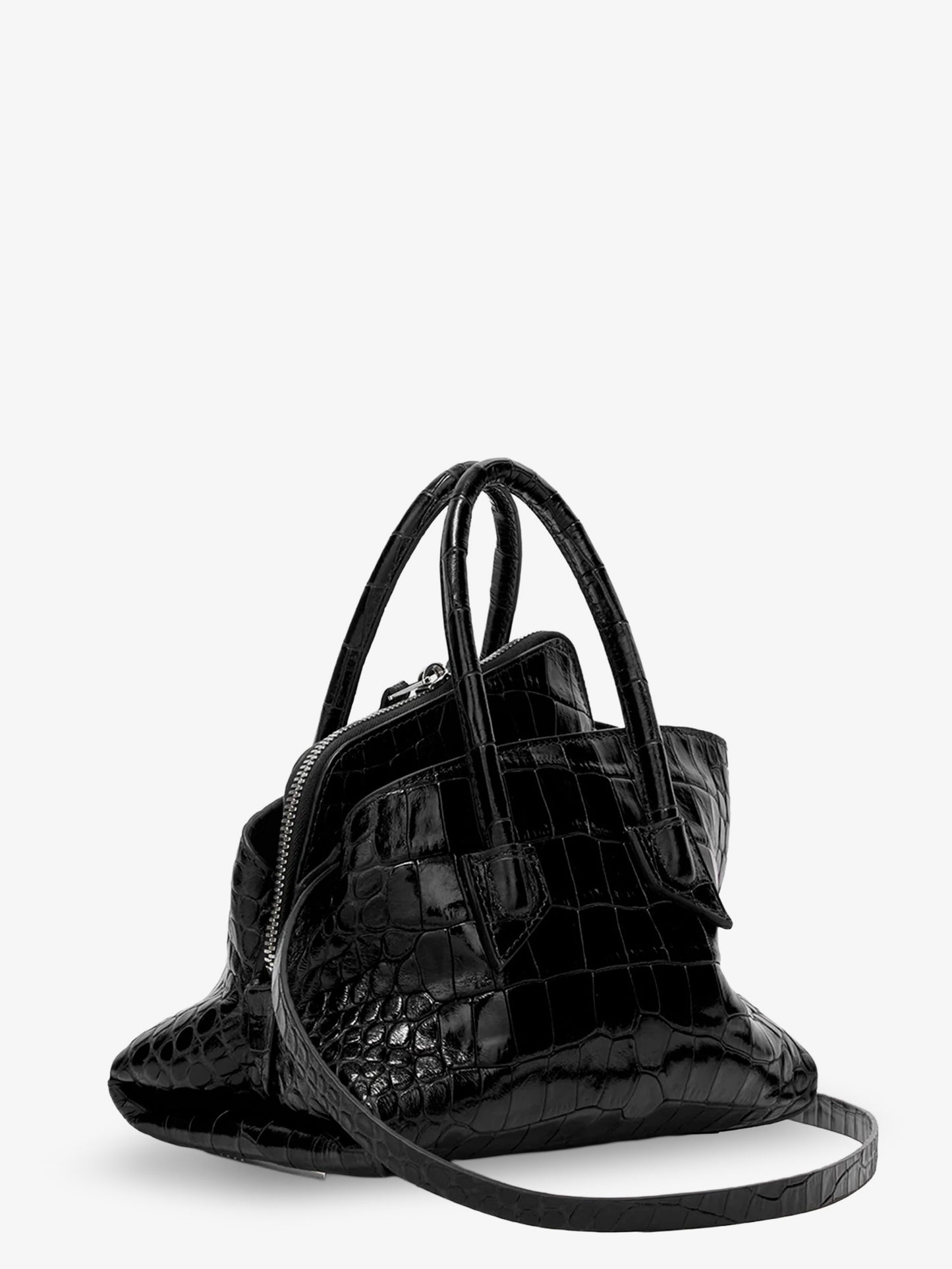 Borsa a mano La Passeggiata Mini in pelle effetto cocco