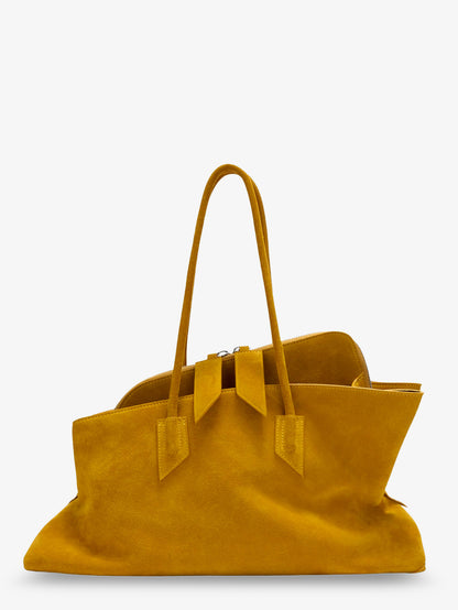 La Passeggiata suede shoulder bag thumbnail