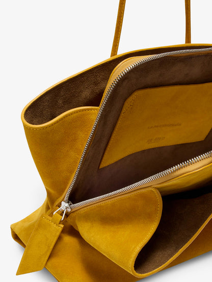 La Passeggiata suede shoulder bag thumbnail