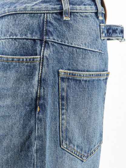 Blue denim jeans thumbnail