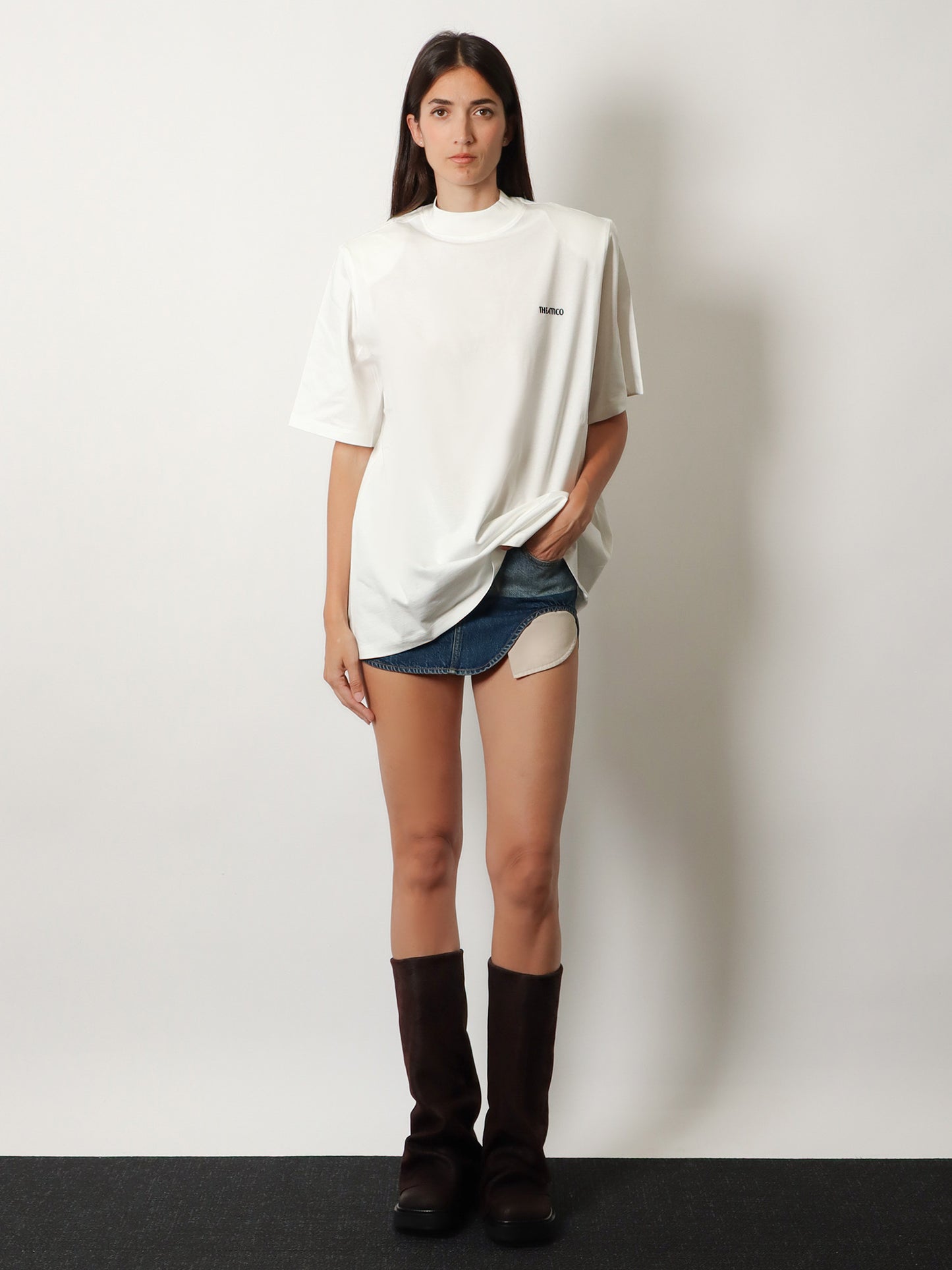 Oversized cotton T-shirt