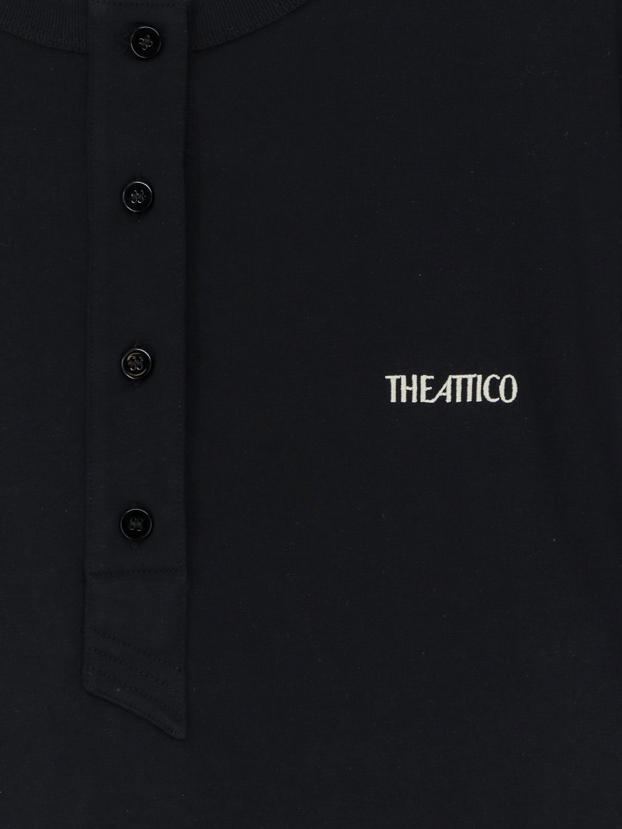 Cotton T-shirt with embroidered logo on the front