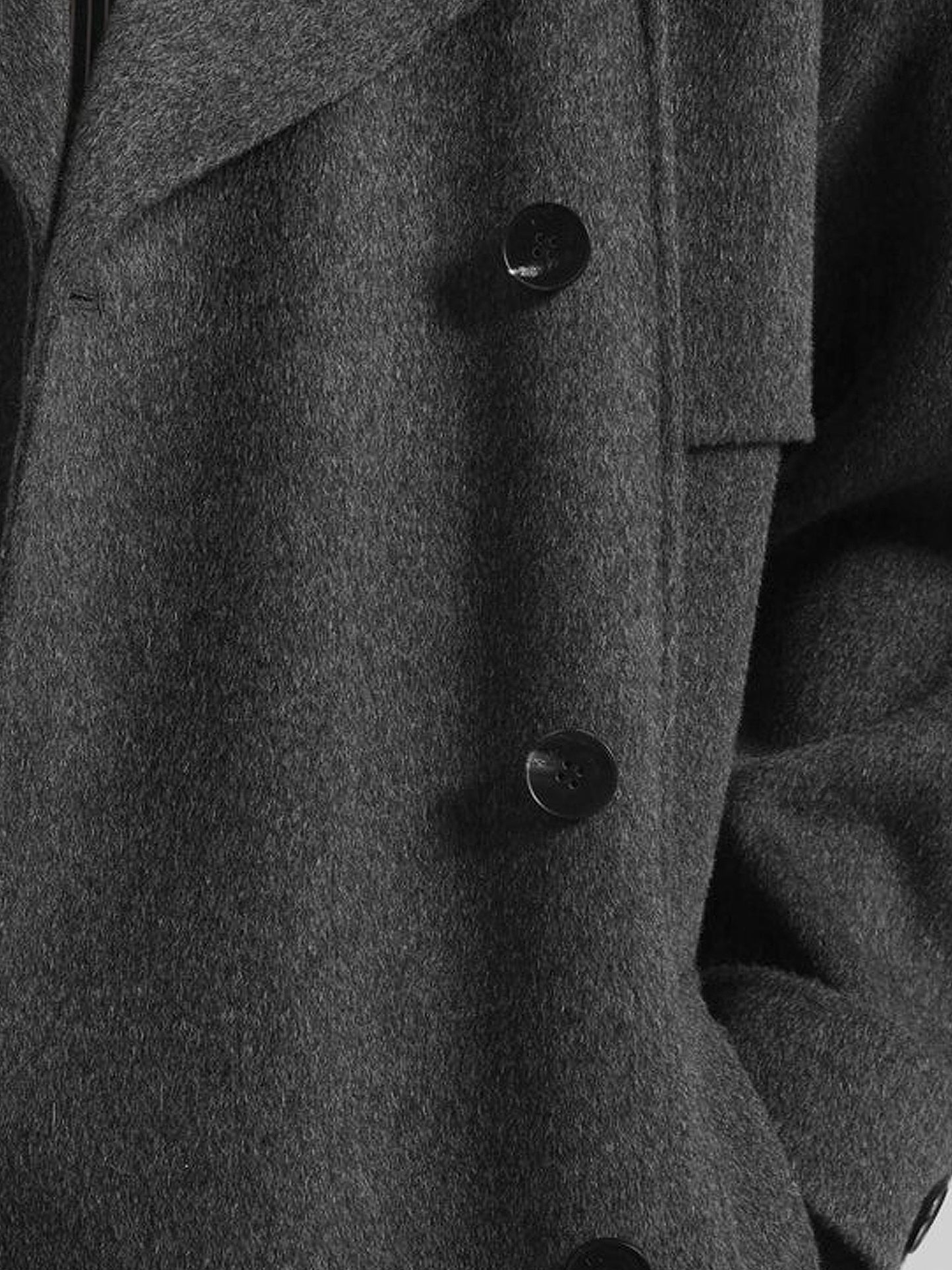 Nikola wool and cashmere blend coat