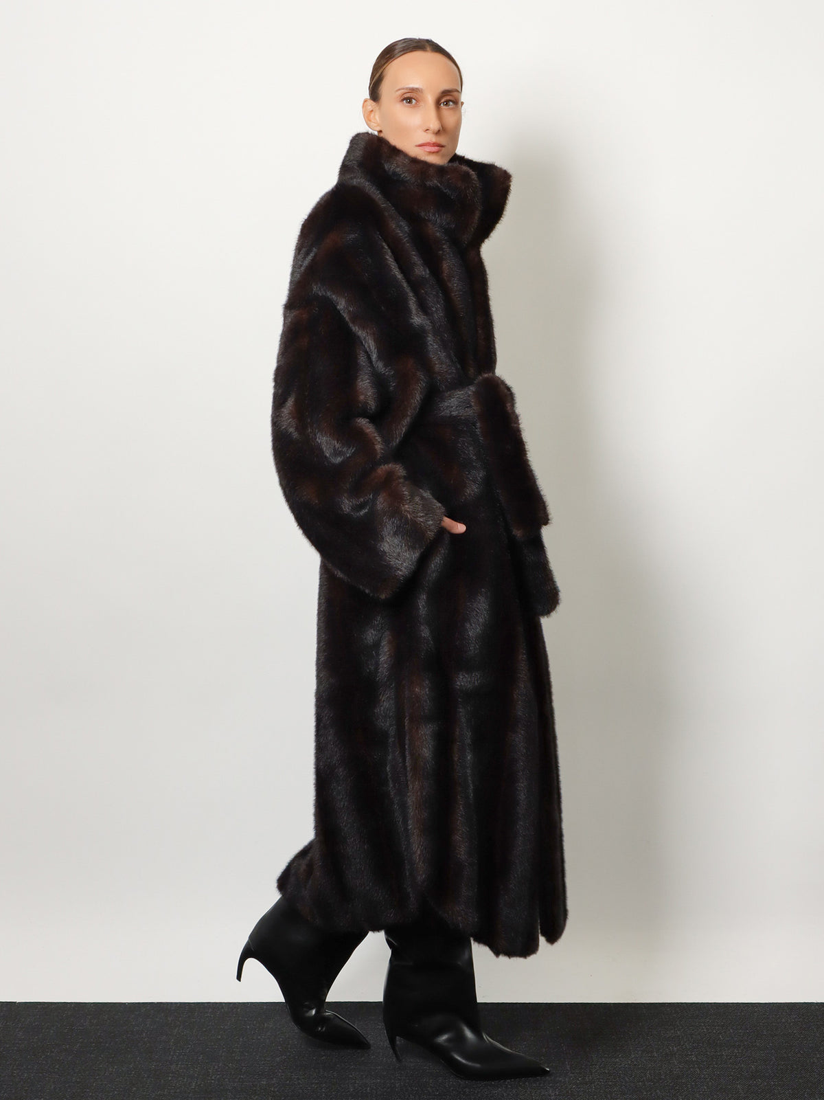 Ravello faux fur coat
