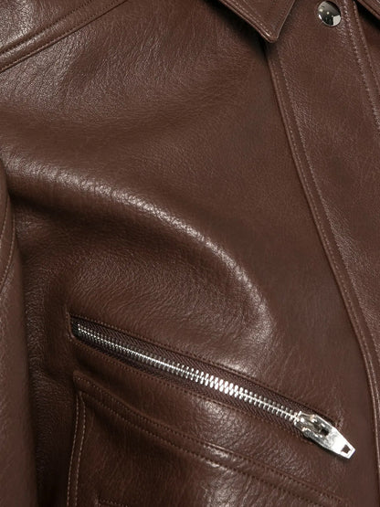 Hudson faux leather jacket thumbnail