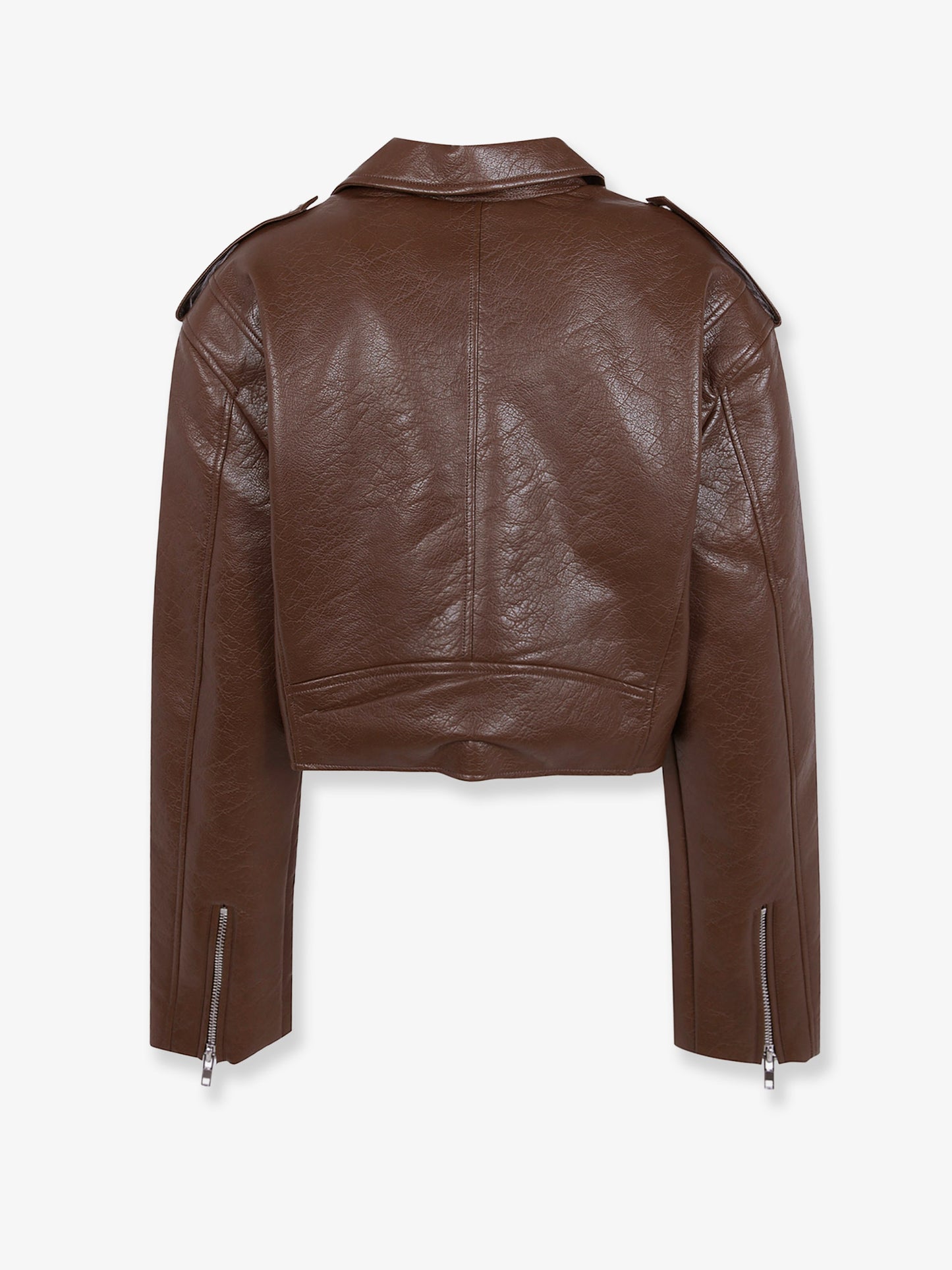 Daphne leather biker jacket