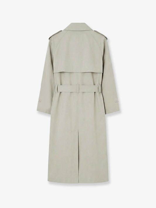 Riva cotton blend trench coat