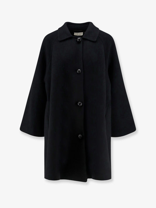 Ina virgin wool and cashmere coat