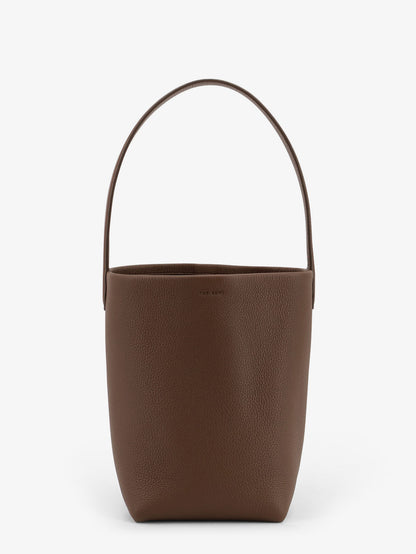 Small N/S Park Tote bucket bag in hammered leather thumbnail