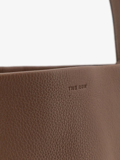 Small N/S Park Tote bucket bag in hammered leather thumbnail