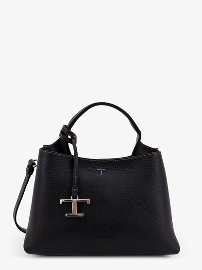 Borsa a tracolla Micro in pelle con iconica impuntura frontale thumbnail