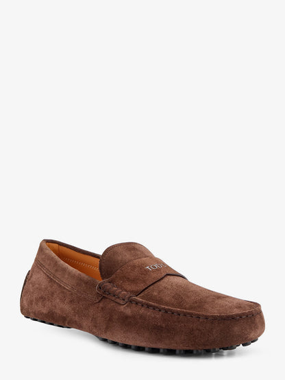 Suede loafers with Gommini detail on the back thumbnail