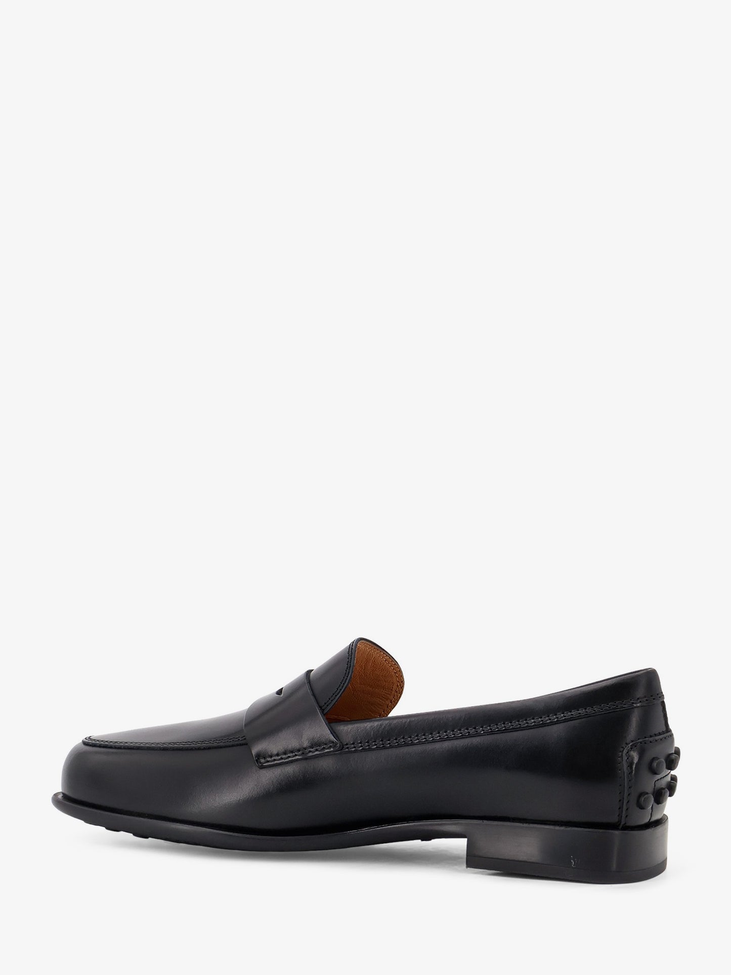 Leather loafers with Gommini detail on the back
