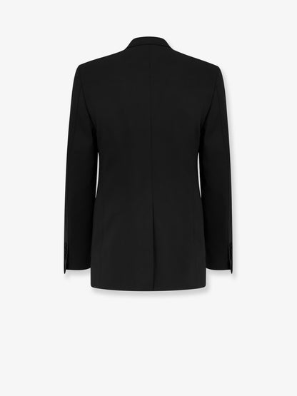 Stretch virgin wool tuxedo with satin profiles thumbnail