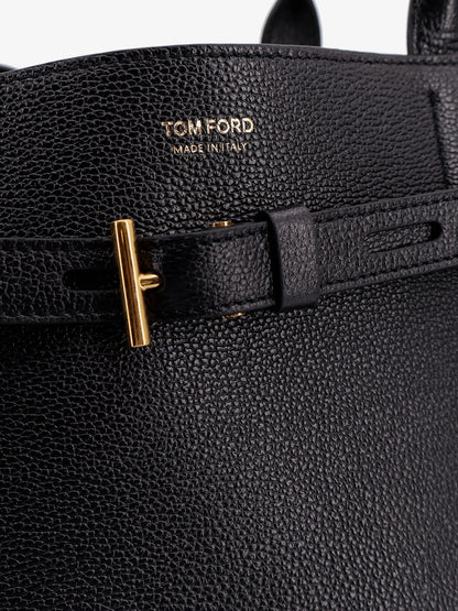 Leather shoulder bag with logo thumbnail