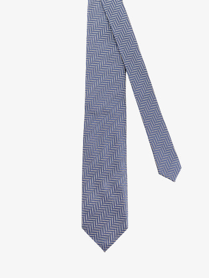 Silk tie with geometric pattern thumbnail