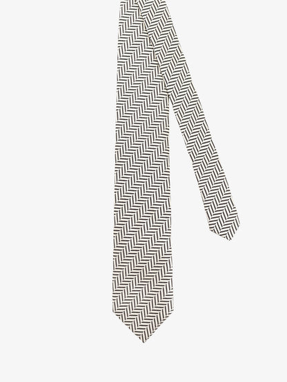 Silk tie with geometric pattern thumbnail