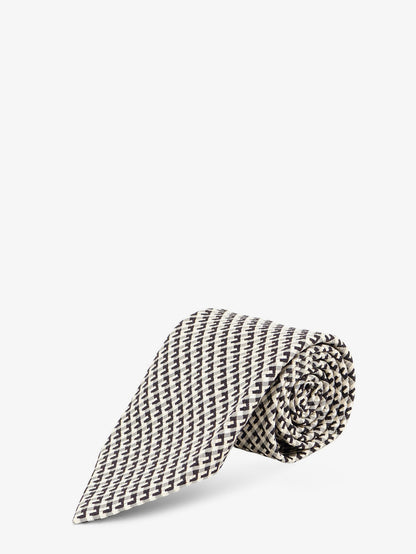 Silk tie with geometric pattern thumbnail