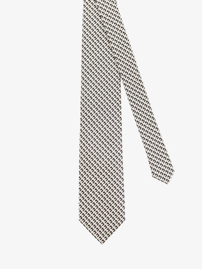 Silk tie with geometric pattern thumbnail