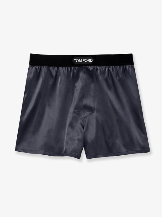 Stretch silk boxer shorts