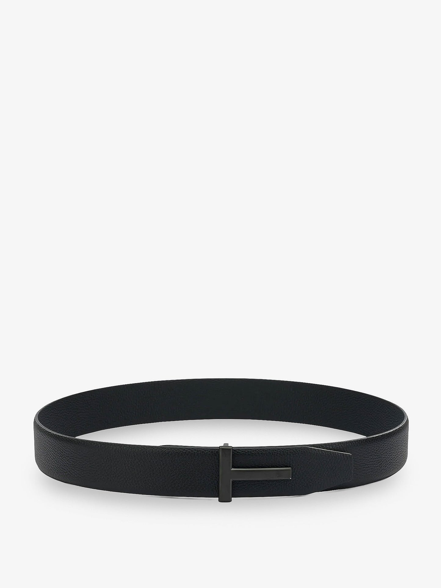 Hammered leather belt