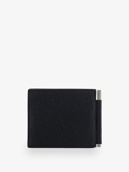 Leather card holder with front logo thumbnail