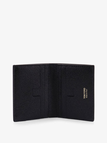 Leather card holder with logo thumbnail