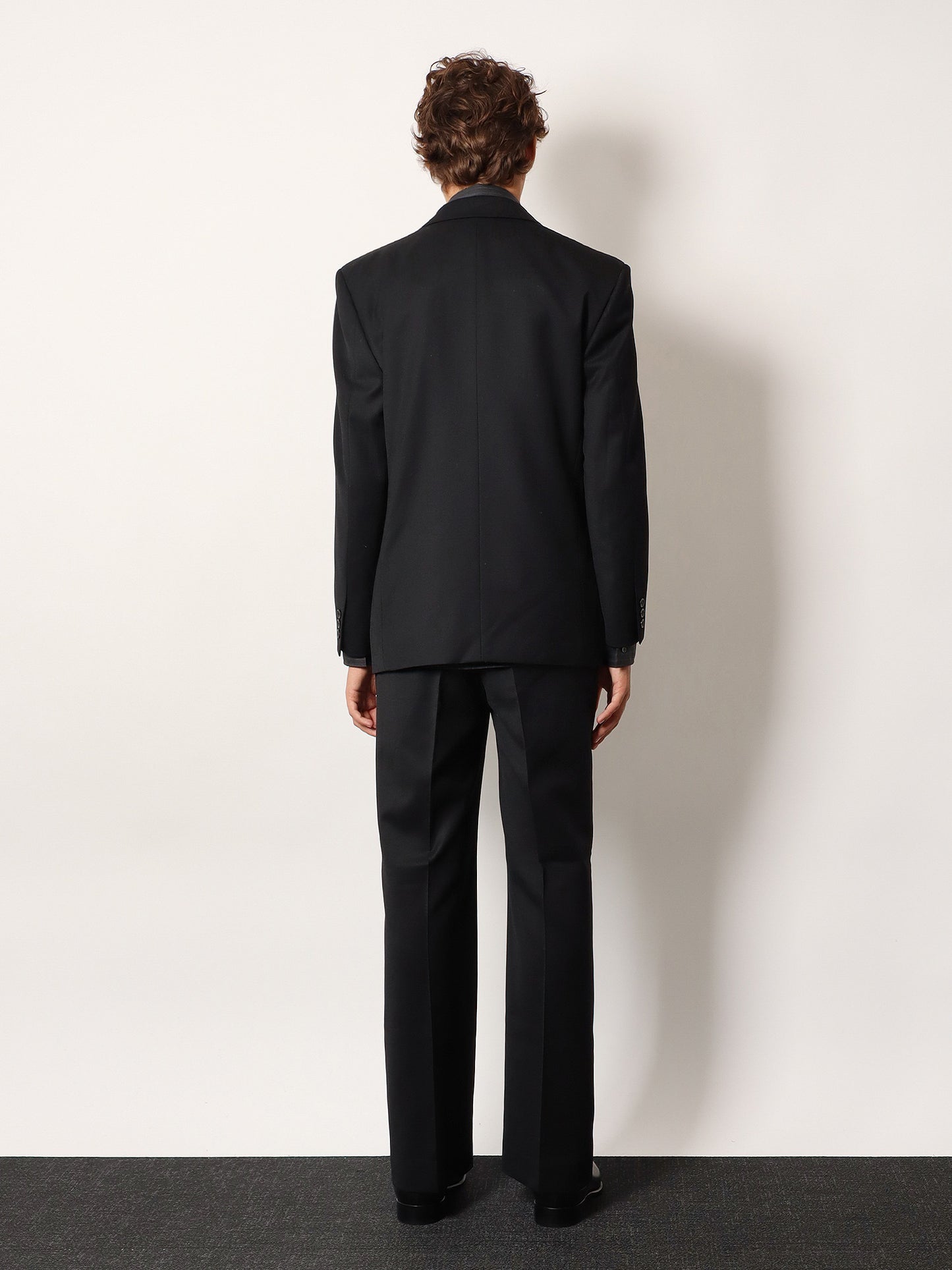 Tailored wool blend Unisex blazer