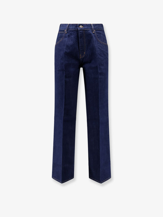 Jeans Flared-Leg in cotone