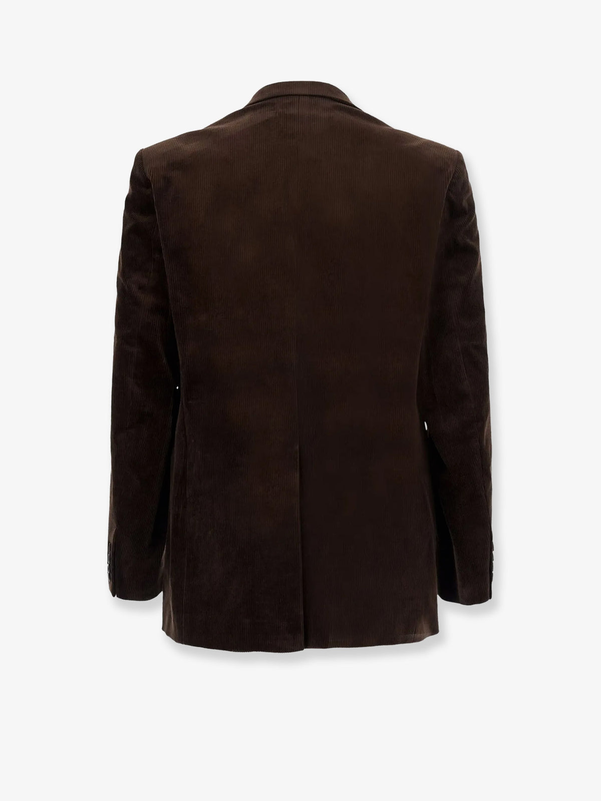 Tailored Single-Breasted Corduroy Blazer