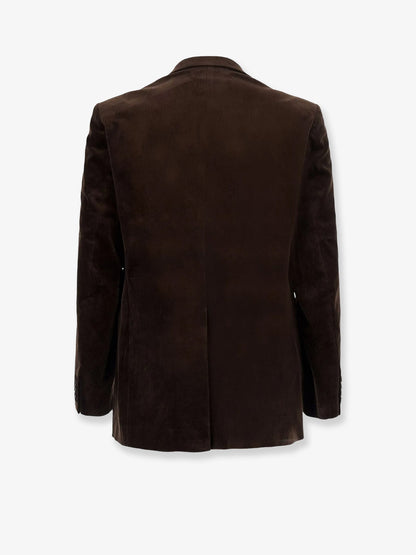 Tailored Single-Breasted Corduroy Blazer thumbnail