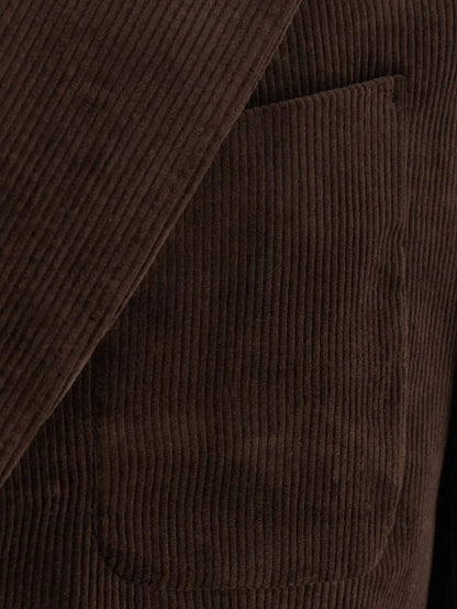 Tailored Single-Breasted Corduroy Blazer thumbnail