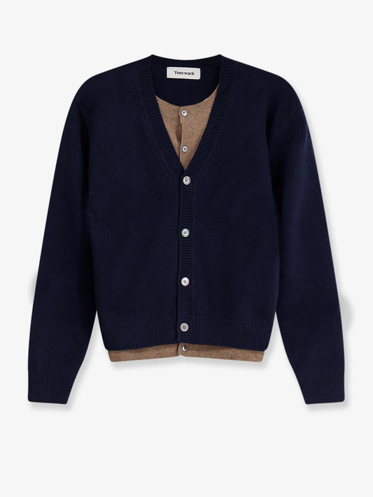 Cardigan Layered in misto lana