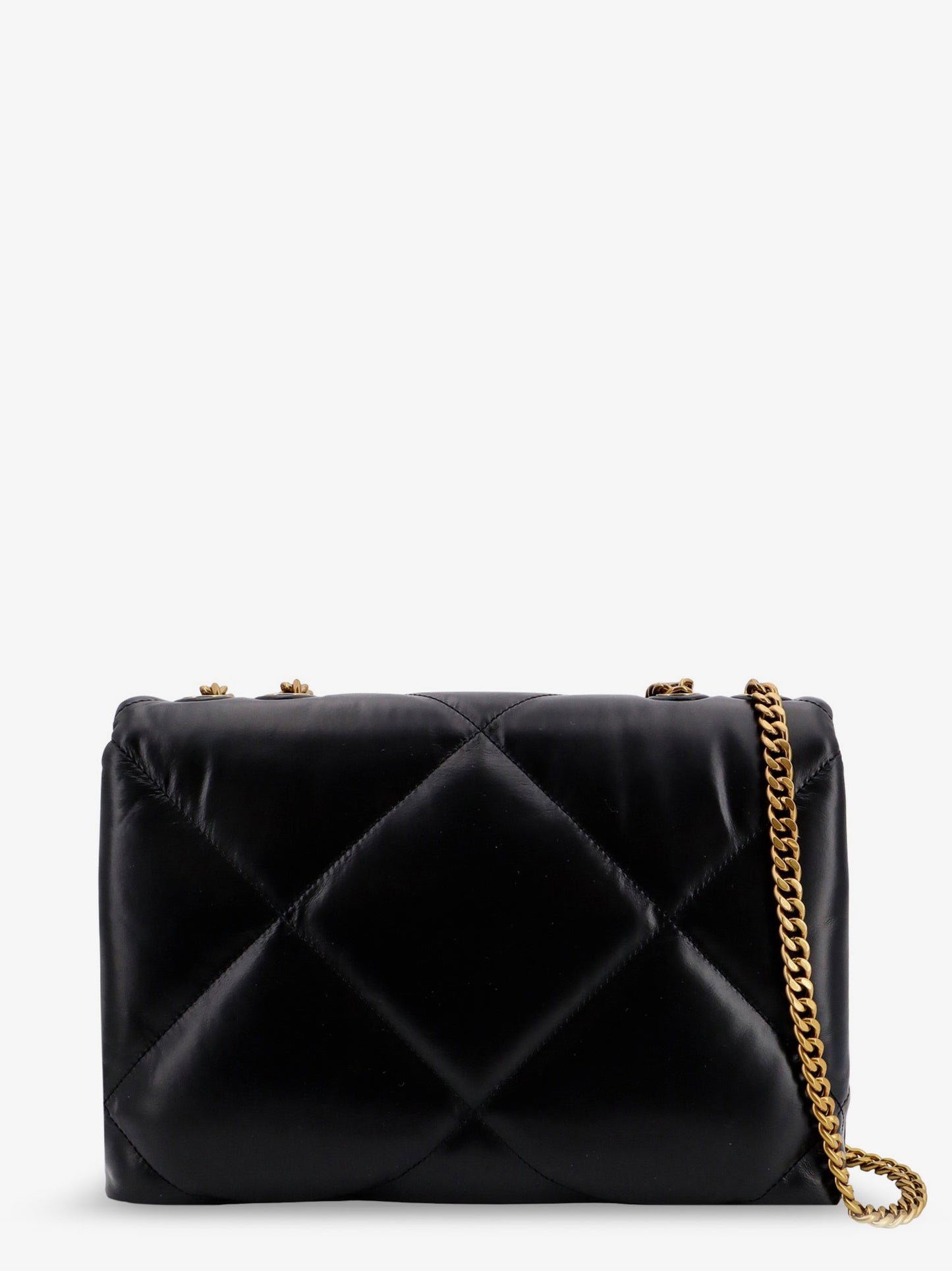Kira Diamond Quilt Convertible leather crossbody bag