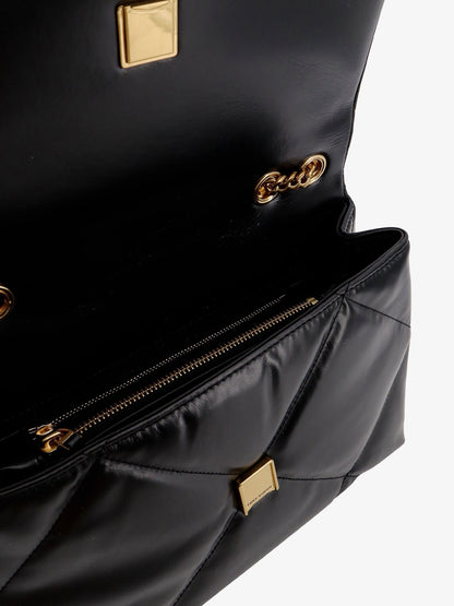 Kira Diamond Quilt Convertible leather crossbody bag thumbnail